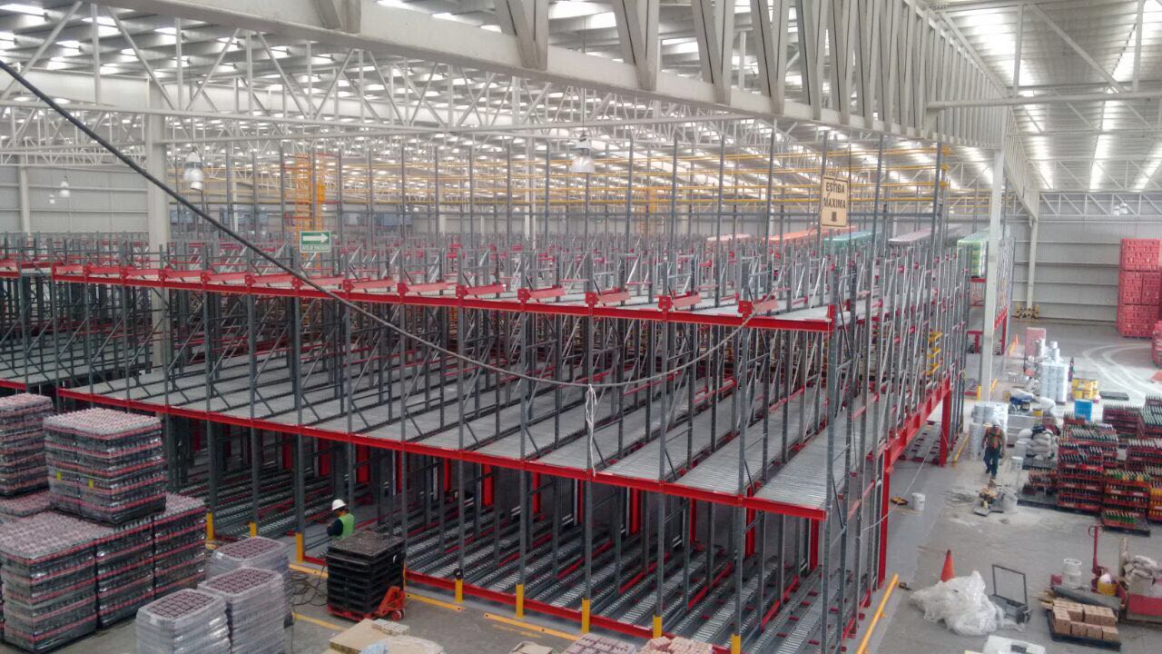 Instalación de pallet flow